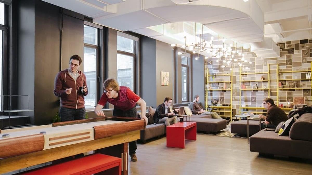 Open Floorplan Area at New York City Offices and Coworking Space