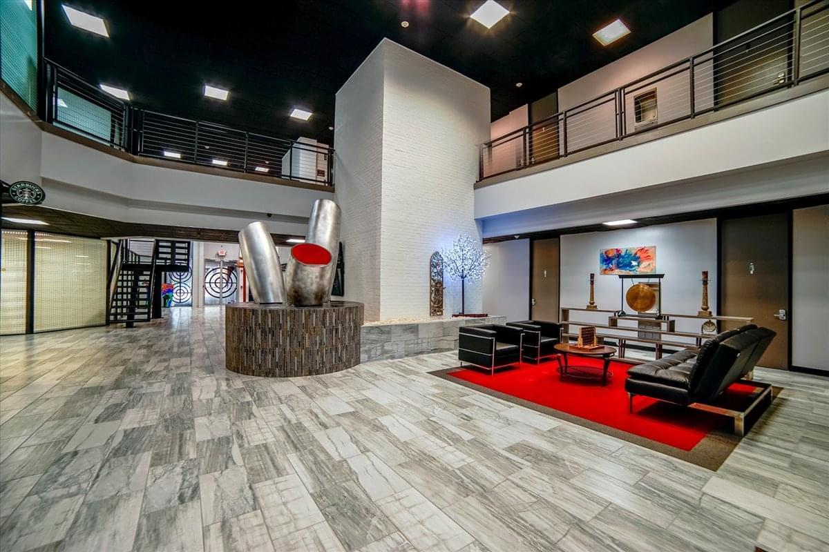 Upscale Houston Office Space Entryway
